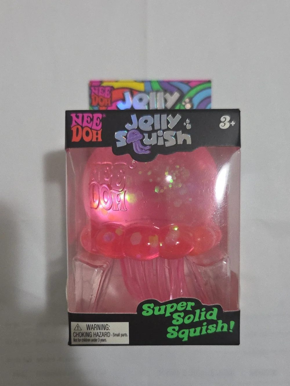 Jolly Squish Pink Jelly Toy - Super Solid Squish